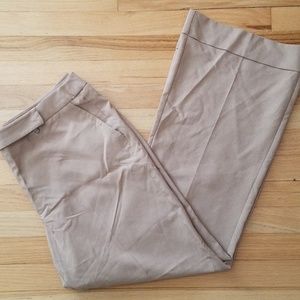 NWT NY&CO Tan Pants Wide Leg-Size 14